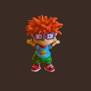 10/$25 Vintage Rugrats Chuckie Finster Figure Nickelodeon Just Play PVC Toy